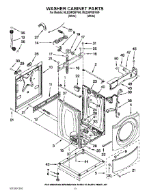 06 - Washer Cabinet Parts parts for Maytag Washer Dryer Combo MLE20PRBYW0 / from AppliancePartsPros.com