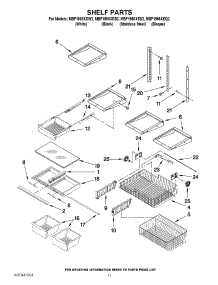 07 - Shelf Parts parts for Maytag Refrigerator MBF1958XEB2 / from AppliancePartsPros.com