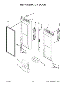 05 - Refrigerator Door parts for Maytag Refrigerator MFF2258VEM9 / from AppliancePartsPros.com