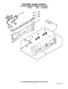 03 - Control Panel Parts parts for Maytag Washer MHW9000YR0 / from AppliancePartsPros.com