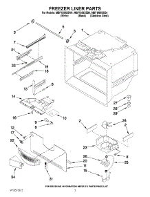 02 - Freezer Liner Parts parts for Maytag Refrigerator MBF1958XEB4 / from AppliancePartsPros.com