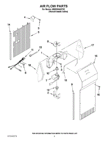 07 - Air Flow Parts parts for Maytag Refrigerator MSB2554AEY02 / from AppliancePartsPros.com