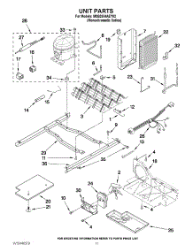 09 - Unit Parts parts for Maytag Refrigerator MSB2554AEY02 / from AppliancePartsPros.com