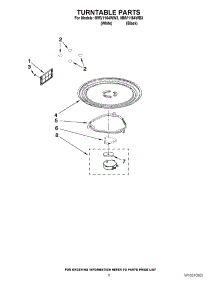 05 - Turntable Parts parts for Maytag Microwave MMV1164WB3 / from AppliancePartsPros.com