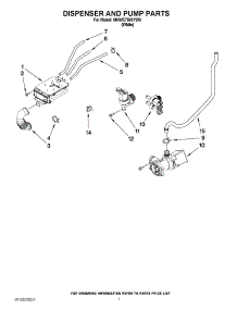 05 - Dispenser And Pump Parts parts for Maytag Washer MHWC7500YW0 / from AppliancePartsPros.com
