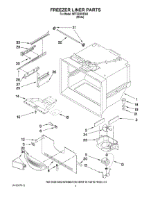 02 - Freezer Liner Parts parts for Maytag Refrigerator MFF2258VEW3 / from AppliancePartsPros.com