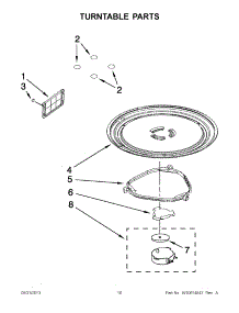 05 - Turntable Parts parts for Maytag Microwave MMV1164WB5 / from AppliancePartsPros.com