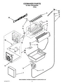 08 - Icemaker Parts parts for Maytag Refrigerator MFF2258VEW4 / from AppliancePartsPros.com
