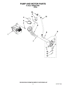 05 - Pump And Motor Parts parts for Maytag Washer MHWE201YW00 / from AppliancePartsPros.com