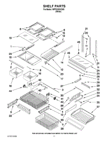 07 - Shelf Parts parts for Maytag Refrigerator MFF2258VEW5 / from AppliancePartsPros.com