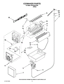 08 - Icemaker Parts parts for Maytag Refrigerator MFF2258VEW5 / from AppliancePartsPros.com