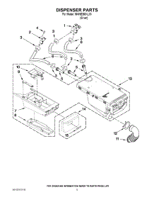 04 - Dispenser Parts parts for Maytag Washer MHWE250XL00 / from AppliancePartsPros.com