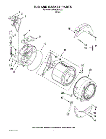 06 - Tub And Basket Parts parts for Maytag Washer MHWE250XL00 / from AppliancePartsPros.com