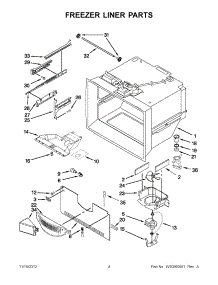 02 - Freezer Liner Parts parts for Maytag Refrigerator MFF2258VEW6 / from AppliancePartsPros.com