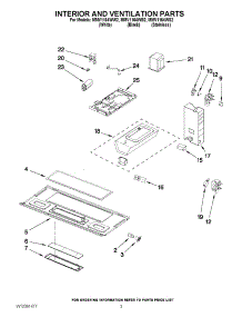 03 - Interior And Ventilation Parts parts for Maytag Microwave MMV1164WS2 / from AppliancePartsPros.com