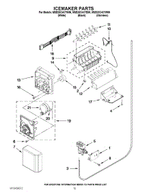 10 - Icemaker Parts parts for Maytag Refrigerator MSB26C4XYB00 / from AppliancePartsPros.com
