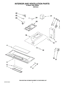 03 - Interior And Ventilation Parts parts for Maytag Microwave MMV1164WS4 / from AppliancePartsPros.com
