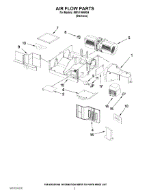 04 - Air Flow Parts parts for Maytag Microwave MMV1164WS4 / from AppliancePartsPros.com
