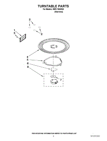 05 - Turntable Parts parts for Maytag Microwave MMV1164WS4 / from AppliancePartsPros.com