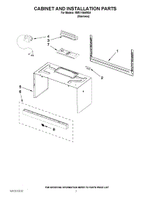 06 - Cabinet And Installation Parts parts for Maytag Microwave MMV1164WS4 / from AppliancePartsPros.com