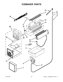 08 - Icemaker Parts parts for Maytag Refrigerator MBF1958XES5 / from AppliancePartsPros.com