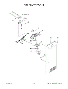 09 - Air Flow Parts parts for Maytag Refrigerator MSB27C2XAB00 / from AppliancePartsPros.com