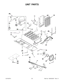10 - Unit Parts parts for Maytag Refrigerator MSB27C2XAB00 / from AppliancePartsPros.com