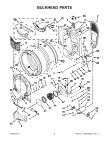 03 - Bulkhead Parts parts for Maytag Dryer MGD6000AW0 / from AppliancePartsPros.com