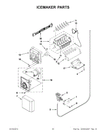 11 - Icemaker Parts parts for Maytag Refrigerator MSB27C2XAM00 / from AppliancePartsPros.com