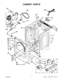02 - Cabinet Parts parts for Maytag Dryer MGD6000XG0 / from AppliancePartsPros.com