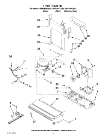 06 - Unit Parts parts for Maytag Refrigerator MBF1958XEW3 / from AppliancePartsPros.com
