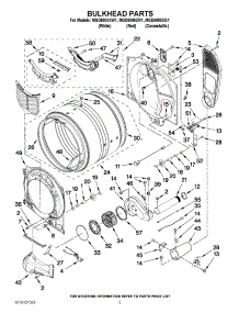 03 - Bulkhead Parts parts for Maytag Dryer MGD6000XW1 / from AppliancePartsPros.com