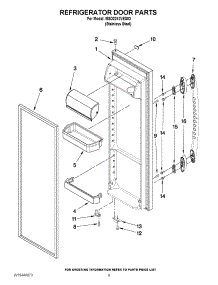 06 - Refrigerator Door Parts parts for Maytag Refrigerator MSD2242VES03 / from AppliancePartsPros.com