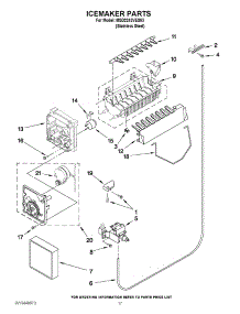 10 - Icemaker Parts parts for Maytag Refrigerator MSD2242VES03 / from AppliancePartsPros.com