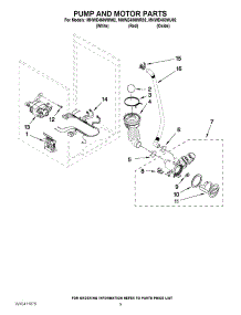 06 - Pump And Motor Parts parts for Maytag Washer MHWE450WJ02 / from AppliancePartsPros.com
