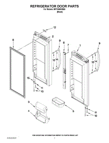 05 - Refrigerator Door Parts parts for Maytag Refrigerator MFF2558VEB5 / from AppliancePartsPros.com