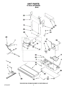 06 - Unit Parts parts for Maytag Refrigerator MFF2558VEB5 / from AppliancePartsPros.com