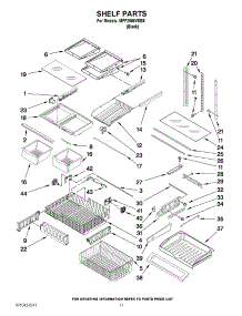 07 - Shelf Parts parts for Maytag Refrigerator MFF2558VEB5 / from AppliancePartsPros.com