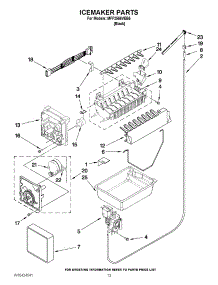 08 - Icemaker Parts parts for Maytag Refrigerator MFF2558VEB5 / from AppliancePartsPros.com