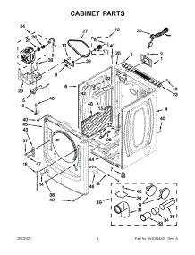 02 - Cabinet Parts parts for Maytag Dryer MGD7000AW0 / from AppliancePartsPros.com