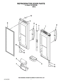 05 - Refrigerator Door Parts parts for Maytag Refrigerator MFF2558VEB6 / from AppliancePartsPros.com
