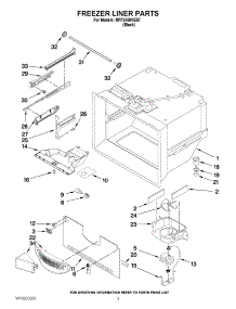 02 - Freezer Liner Parts parts for Maytag Refrigerator MFF2558VEB7 / from AppliancePartsPros.com