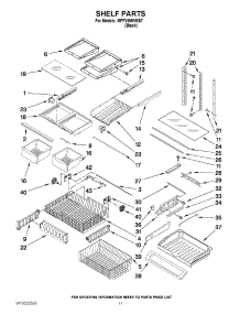 07 - Shelf Parts parts for Maytag Refrigerator MFF2558VEB7 / from AppliancePartsPros.com