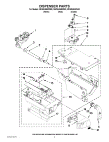 04 - Dispenser Parts parts for Maytag Washer MHWE450WR02 / from AppliancePartsPros.com