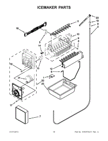 08 - Icemaker Parts parts for Maytag Refrigerator MFF2558VEB8 / from AppliancePartsPros.com