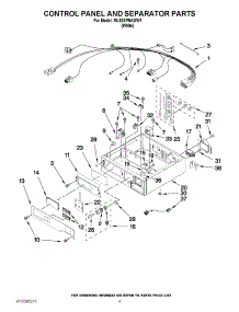 02 - Control Panel And Separator Parts parts for Maytag Dryer MLE24PNAGW1 / from AppliancePartsPros.com