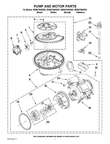 06 - Pump And Motor Parts parts for Maytag Dishwasher MDB4709AWB2 / from AppliancePartsPros.com