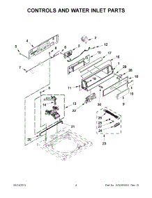 02 - Controls And Water Inlet Parts parts for Maytag Washer MVW18PRAWW0 / from AppliancePartsPros.com