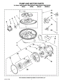 06 - Pump And Motor Parts parts for Maytag Dishwasher MDB4709AWB3 / from AppliancePartsPros.com