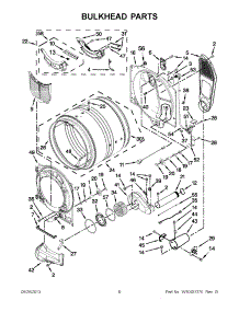 03 - Bulkhead Parts parts for Maytag Dryer MGD7000XW1 / from AppliancePartsPros.com